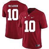 Alabama Crimson Tide 10 A.J. McCarron Red Nike College Football Jersey Dzhi,baseball caps,new era cap wholesale,wholesale hats